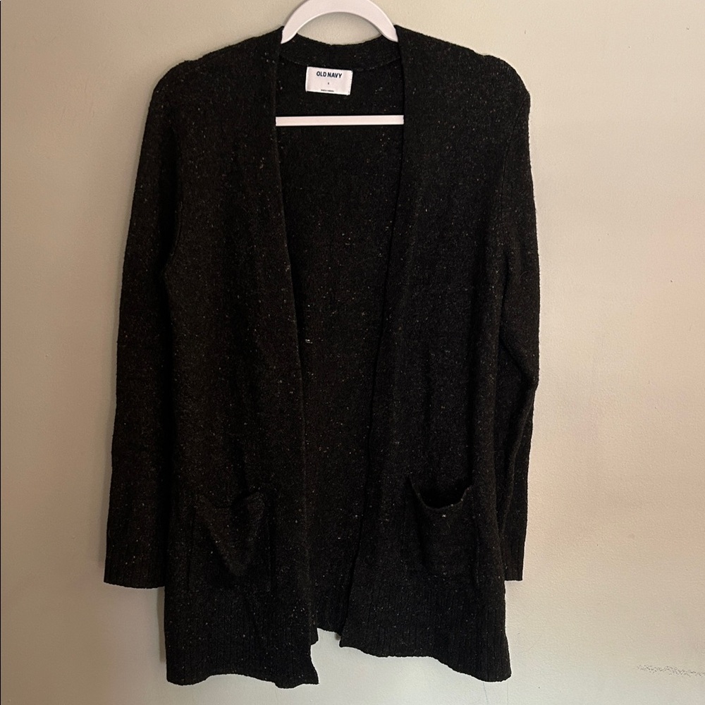 Old Navy Black Open Front Cardigan